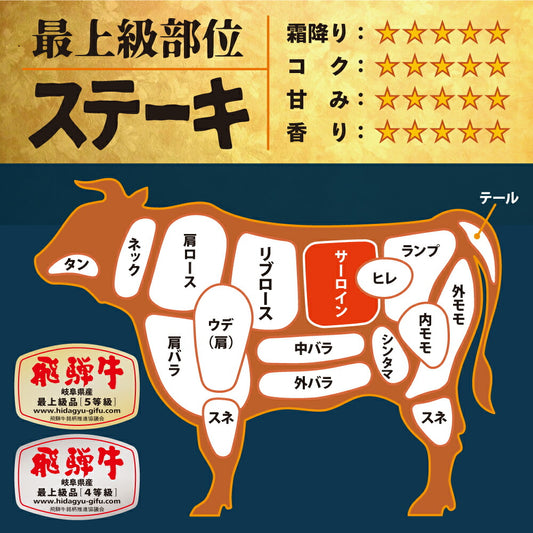 飛騨牛 サーロイン ステーキ 400g
