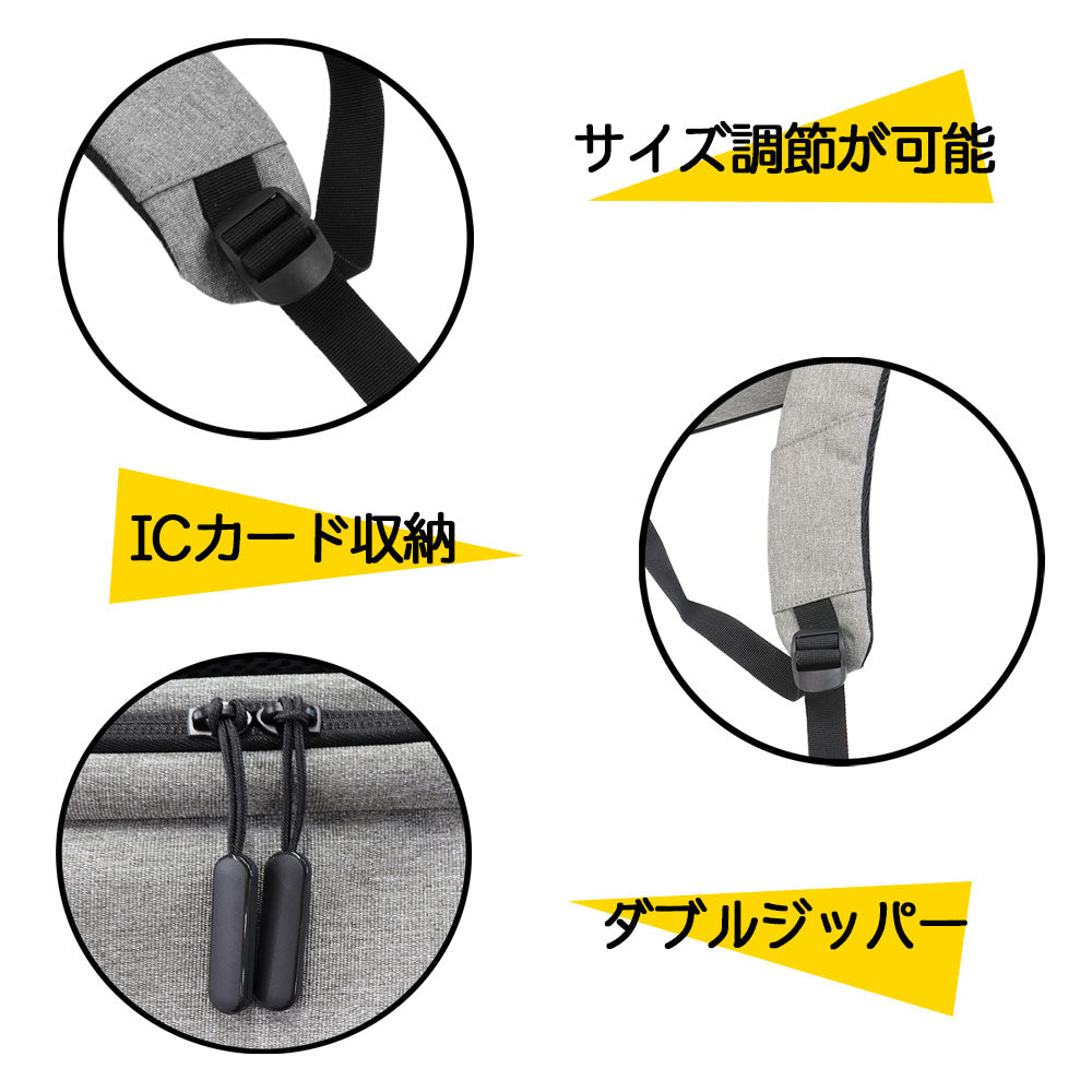 リュック USB メンズ 薄型 軽量 防水 3WAY 通勤