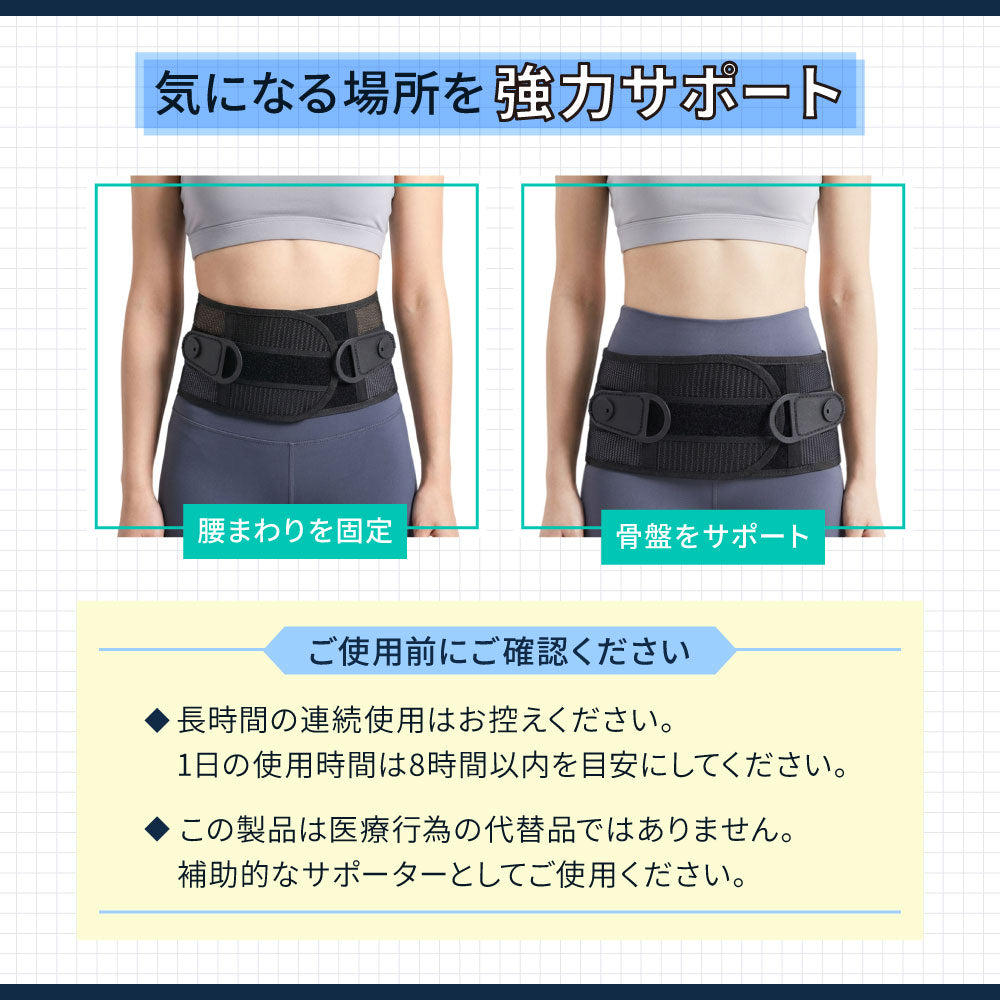 腰サポーター 腰痛 骨盤ベルト メッシュ 薄型 通気性