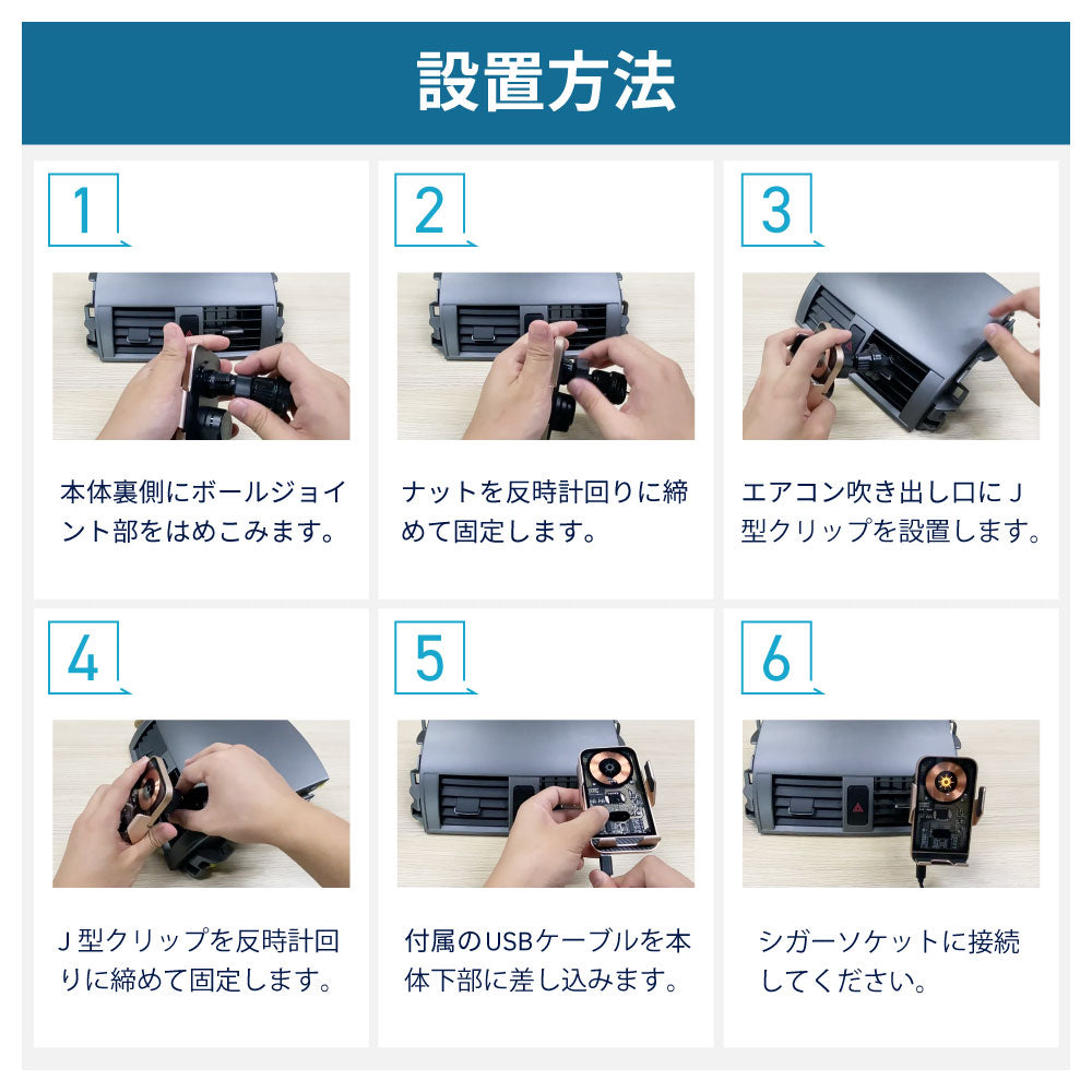 車載ワイヤレス充電