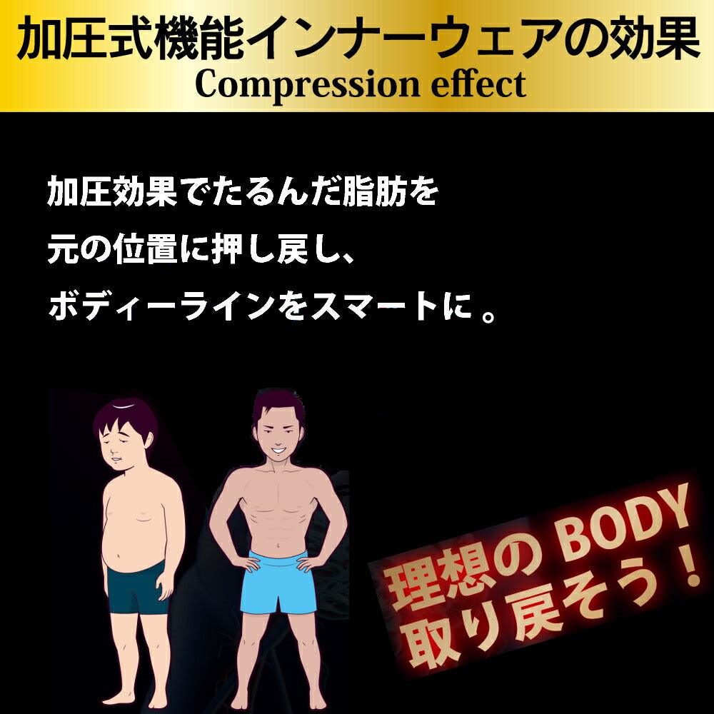 加圧シャツ メンズ コンプレッションウェア 半袖 加圧インナー アンダーシャツ