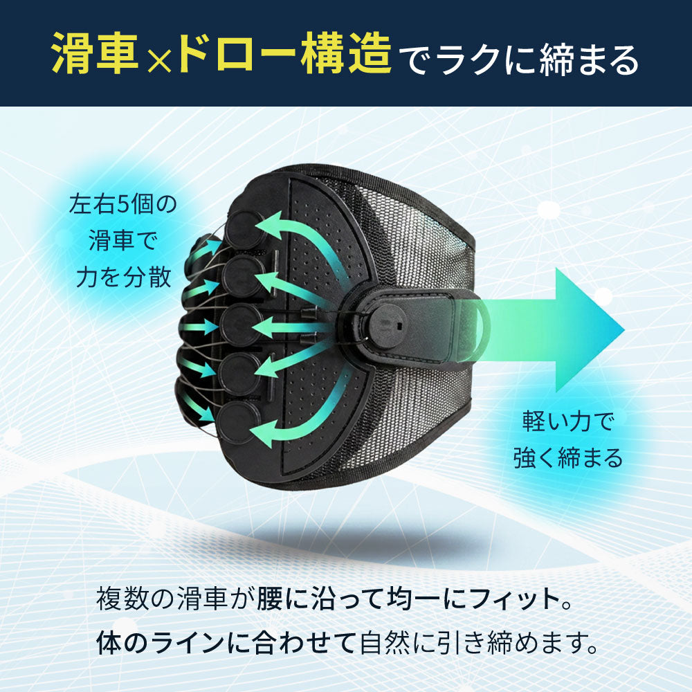 腰サポーター 腰痛 骨盤ベルト メッシュ 薄型 通気性