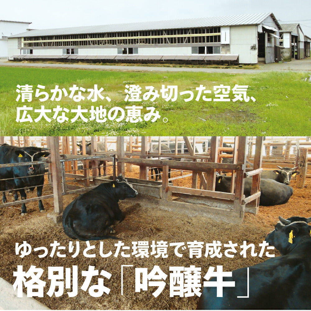 吟醸牛 特選ロース スライス 500g すき焼き