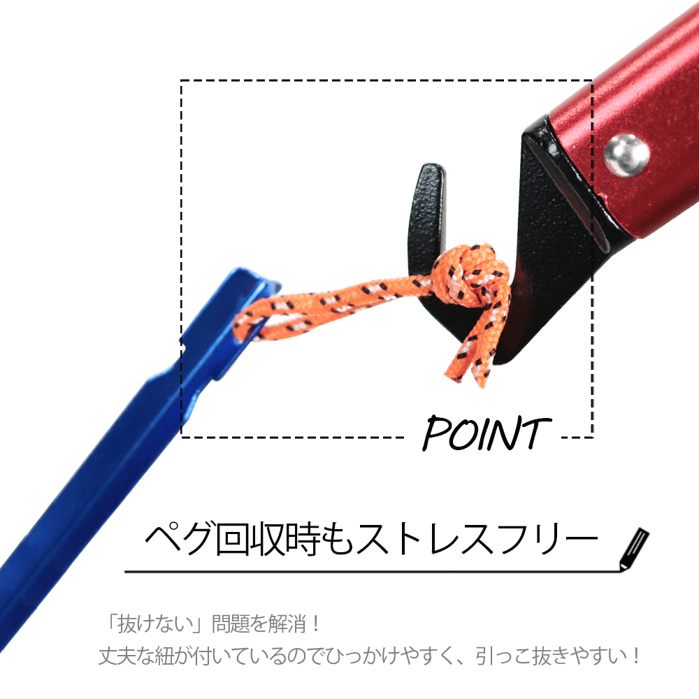 10本 ジュラルミン ペグ 18cm ポーチ付き アルミ