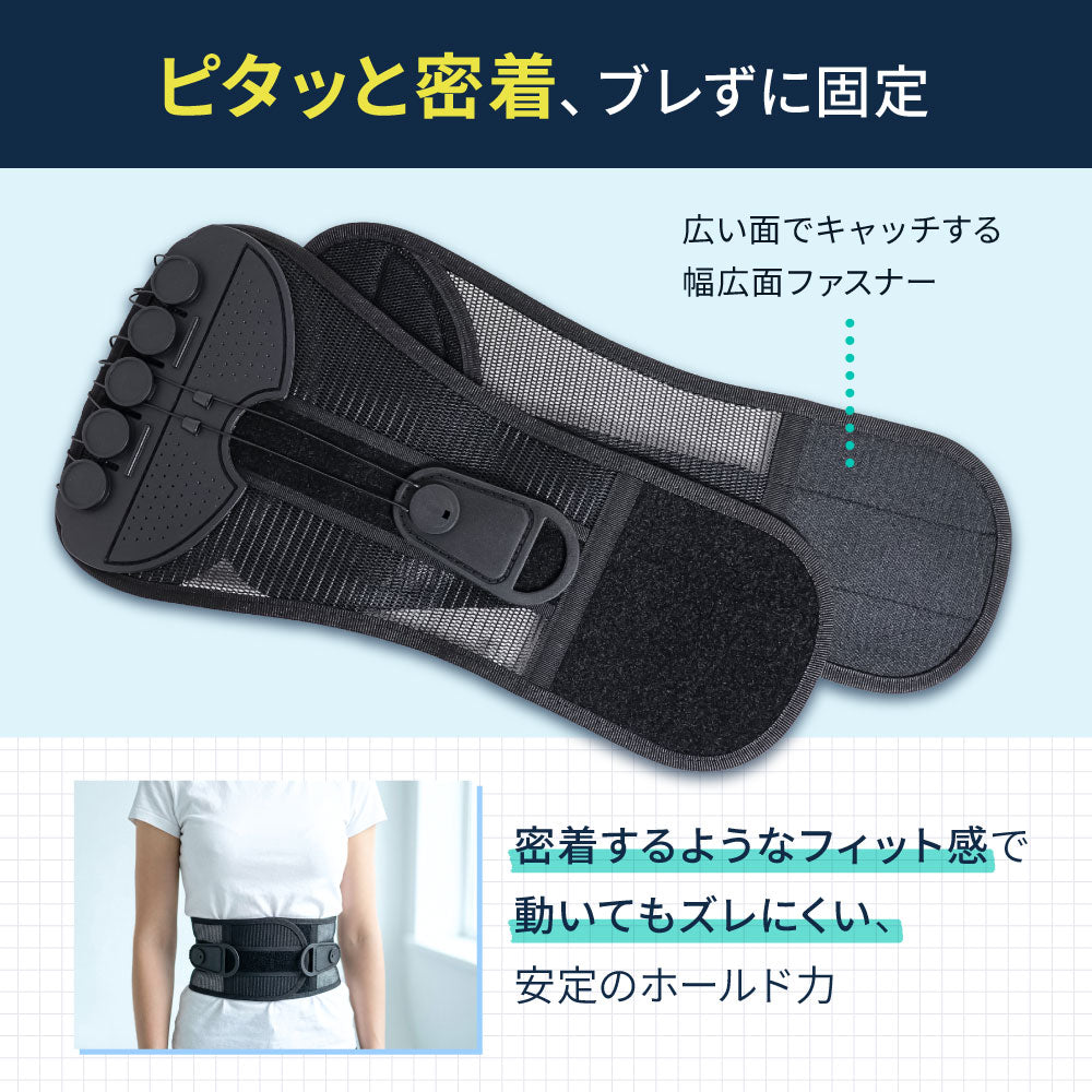 腰サポーター 腰痛 骨盤ベルト メッシュ 薄型 通気性