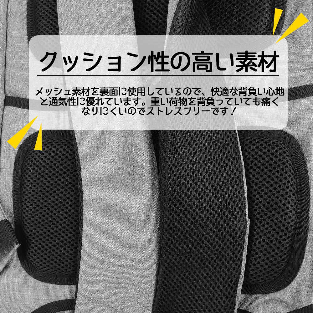 リュック USB メンズ 薄型 軽量 防水 3WAY 通勤